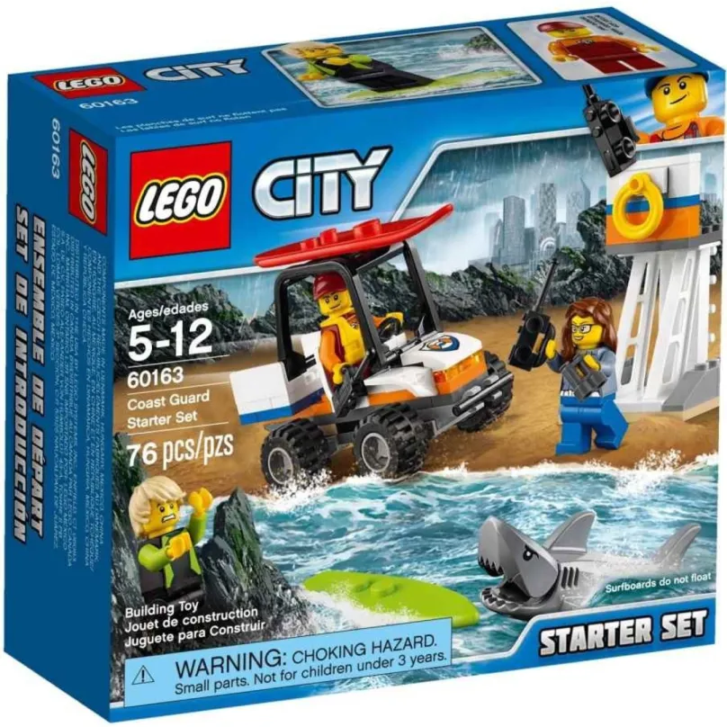 LEGO® CITY 60163 Pobrežná hliadka - začiatočnícka sada