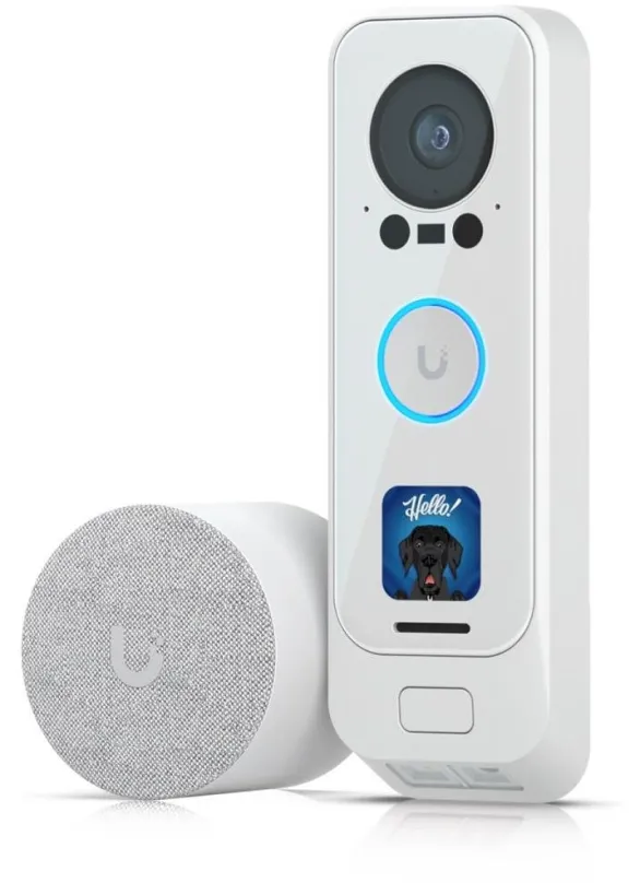 IP kamera Ubiquiti UniFi Video Camera G4 Doorbell Pro PoE Kit White, vnútorné a vonkajšie,