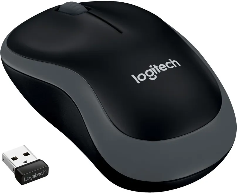Myš Logitech Wireless Mouse M185, bezdrôtová, optická, 1000DPI, 3 tlačidlá, miniat