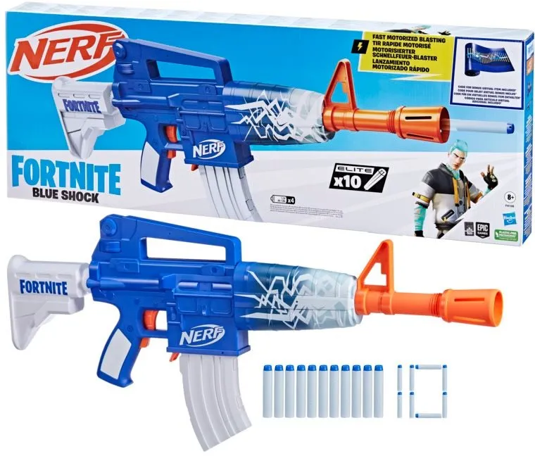 Nerf pištoľ Nerf Fortnite Blue Shock