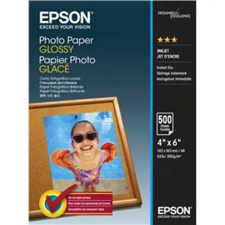 EPSON PHOTO PAPER GLOSSY 10X15CM 500 LISTOV