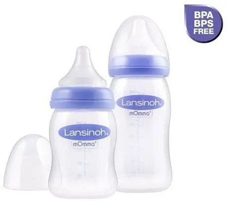 Dojčenská fľaša Lansinoh NaturalWave M, 2x 240 ml