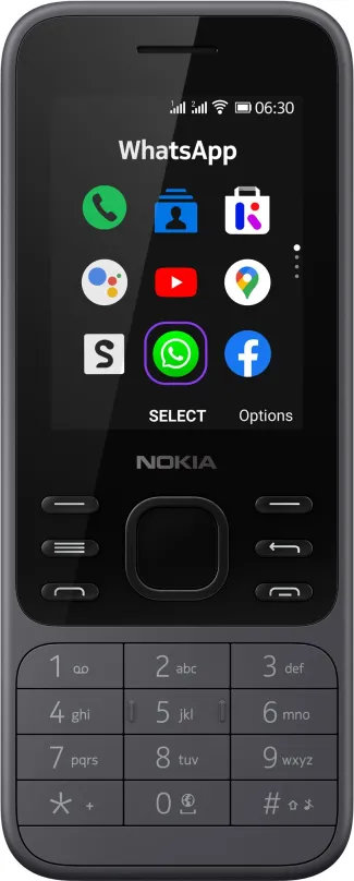 Mobilný telefón Nokia 6300 4G sivá