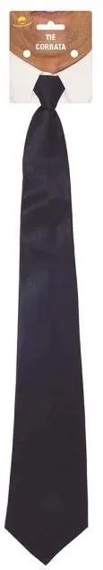 Doplnok ku kostýmu GUIRCA Čierna kravata, 45 cm