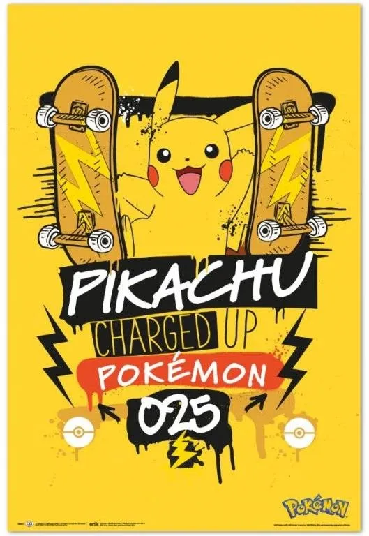 Plagát Pokémon - Pikachu - plagát