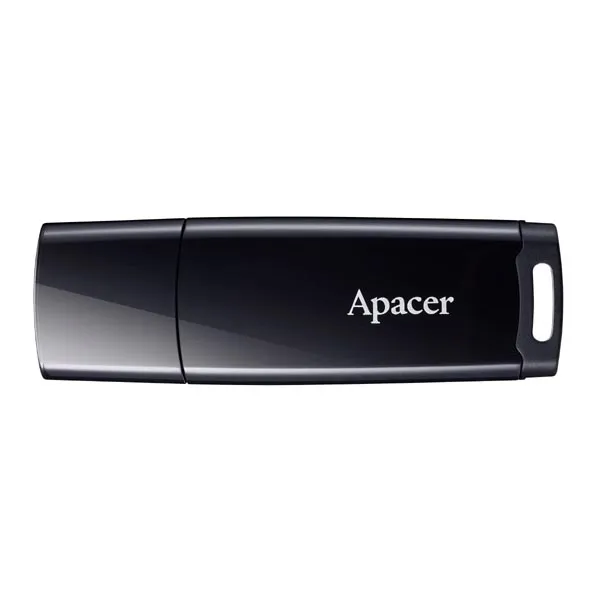 Apacer USB flash disk, USB 2.0, 64GB, AH336, čierny, AP64GAH336B-1, USB A, s krytkou