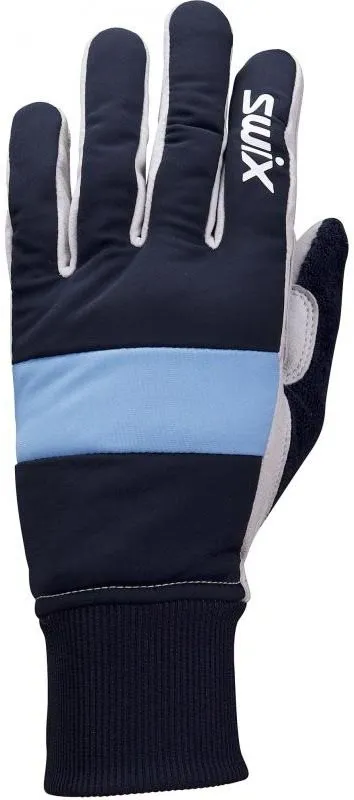 Lyžiarske rukavice Swix Cross Modrá/Biela 9/XL