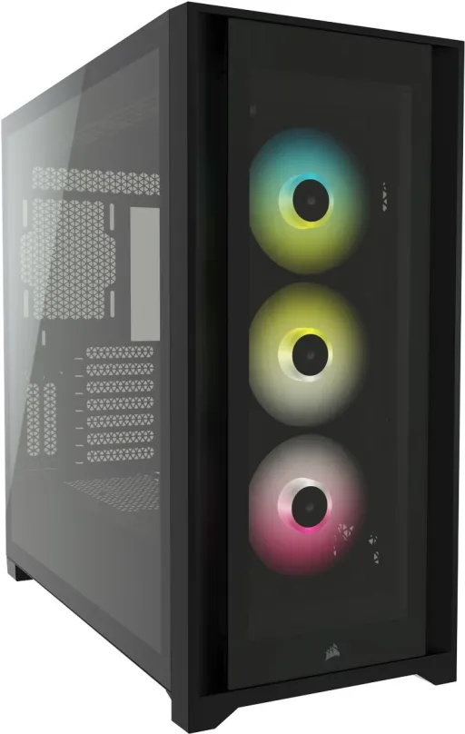 Počítačová skriňa Corsair iCUE 5000X RGB Tempered Glass Black