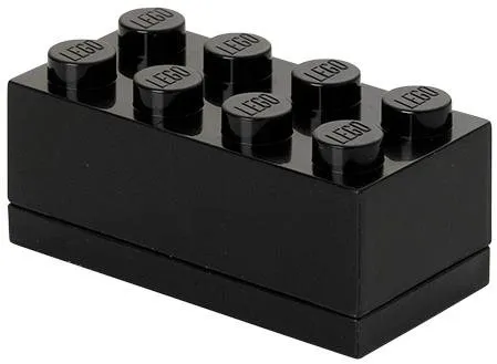 Úložný box LEGO Mini Box 46 x 92 x 43 - čierna