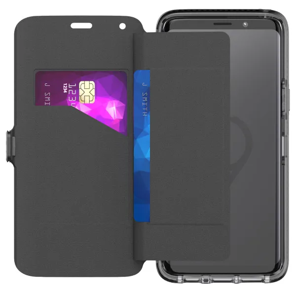 Tech21 Evo Wallet Samsung Galaxy S9 - čierna