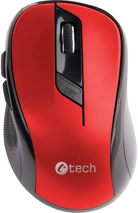 Myš C-TECH WLM-02 červená