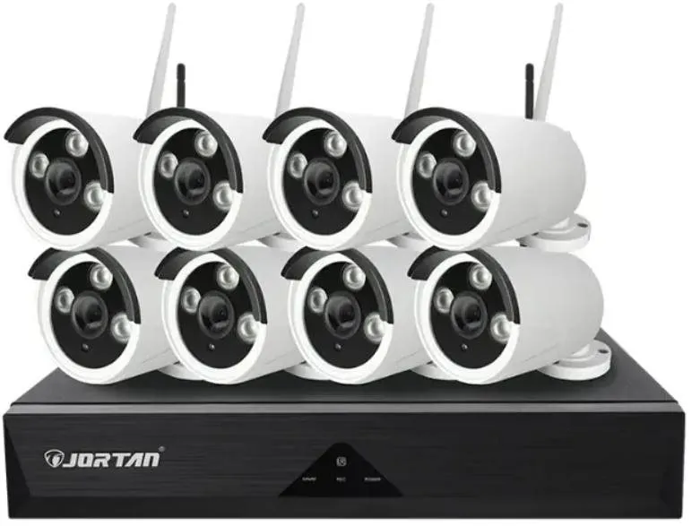 Kamerový systém Jortan Bezdrôtový 1024P NVR bezpečnostný systém 8 kamier WIFI/IP