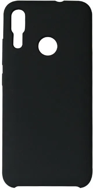 Kryt na mobil Hishell Premium Liquid Silicone pre Motorola Moto E6 Plus čierny