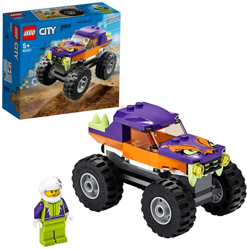 LEGO stavebnica LEGO City Great Vehicles 60251 Monster truck, pre deti, vhodné od 5 rokov,