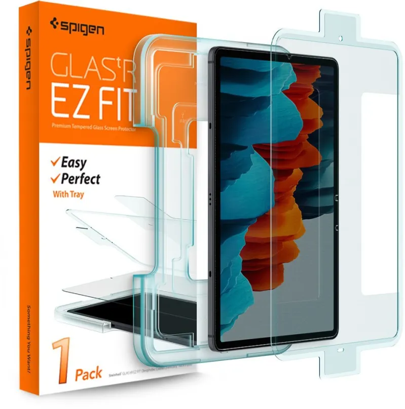 Ochranné sklo Spigen Glas TR EZ Fit Samsung Galaxy Tab S7, pre tablet Samsung Galaxy Tab S