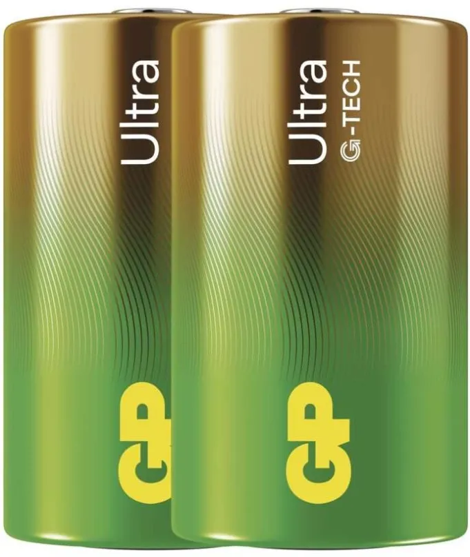 Jednorazová batéria GP Alkalická batéria Ultra D (LR20), 2 ks