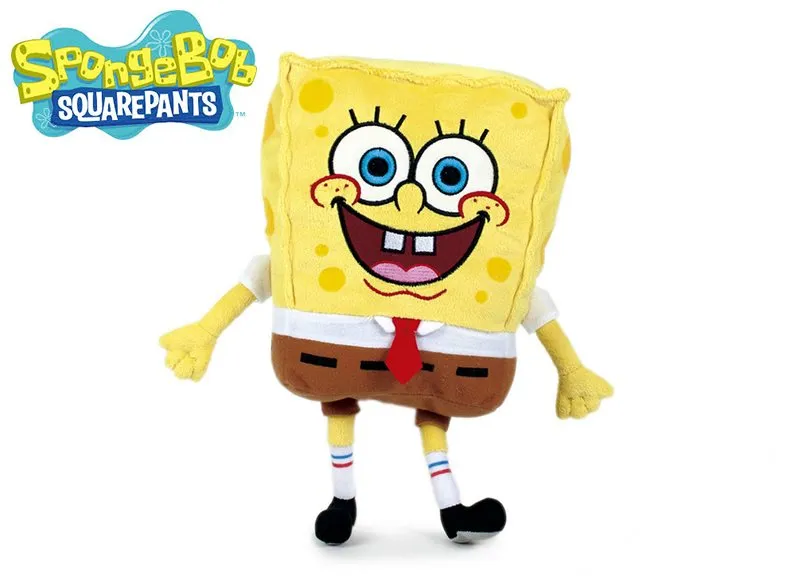 Plyšák Spongebob Squarepants 28cm, pre dievčatá a chlapcov, SpongeBob s výškou 28cm, pozná