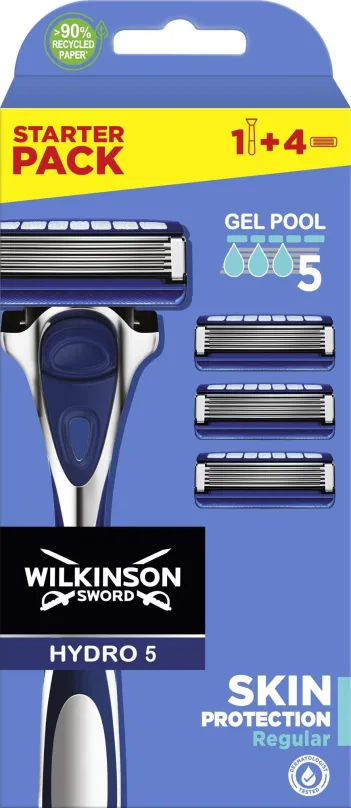Holiaci strojček WILKINSON Hydro 5 Skin Protection holiaci strojček + 4 náhradné hlavice