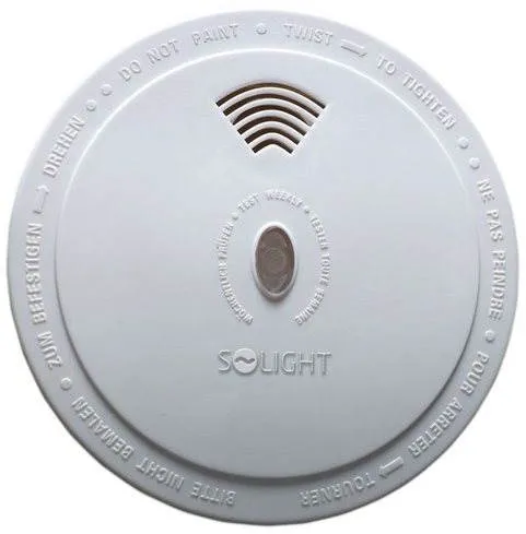 Detektor plynu Solight 1D31, spalín CO + alarm, napájanie 9V batéria
