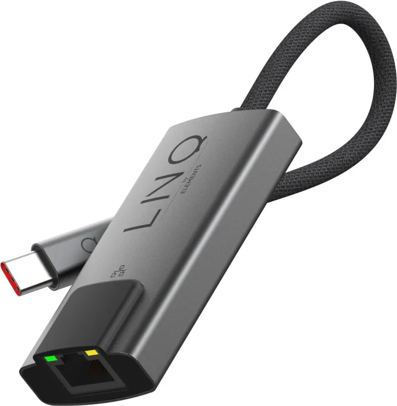 Replikátor portov LINQ 2.5Gbe USB-C Ethernet Adapter - Space Grey