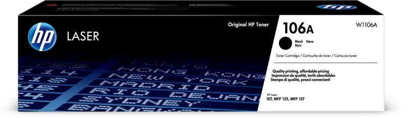 Toner HP W1106A č. 106A čierny originálny