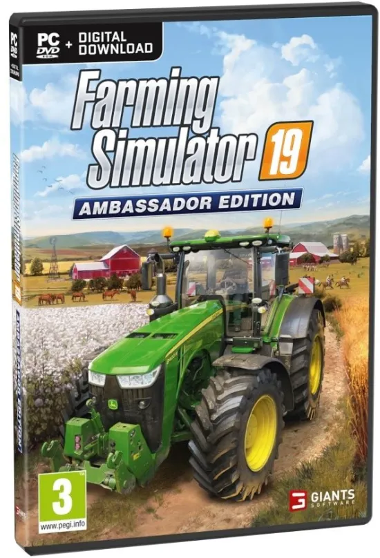 Hra na PC Farming Simulator 19: Ambassador Edition, krabicová verzia, <strong>české titulk