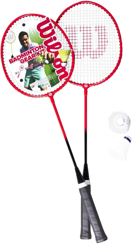 Bedmintonový set Wilson Badminton 2 Piece Kit V2, pre 2 osoby, univerzálny štýl hry, rekre