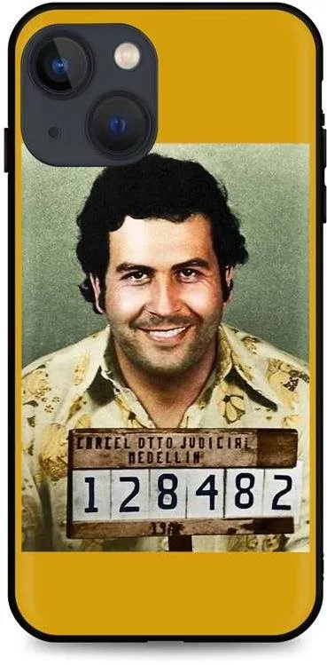 Kryt na mobil TopQ iPhone 13 silikón Pablo Escobar 64877