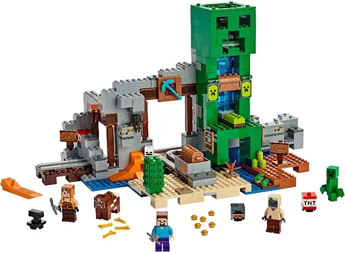 LEGO stavebnice LEGO Minecraft 21155 Creepův baňa