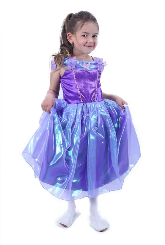 Kostým Rappa detský kostým fialová princezná (S)