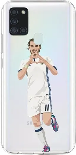 Kryt na mobil TopQ Samsung A21s silikón Futbalista 2 52106