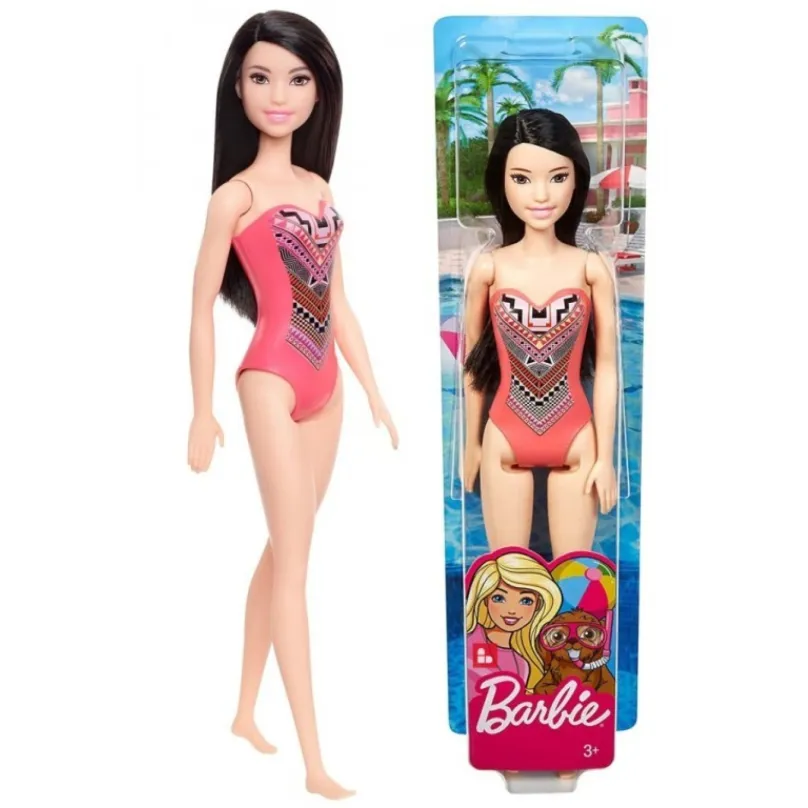 Barbie vo vzorovaných plavkách, Mattel GHW38