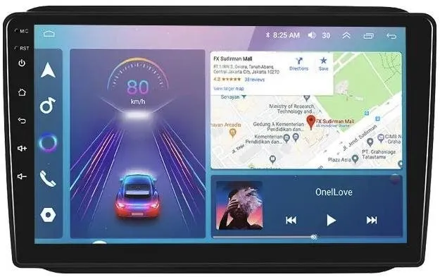 Autorádio OSSURET Autorádio pre Škoda Fabia 2 mk2 Android s Bluetooth, GPS Navigácia Fabia II