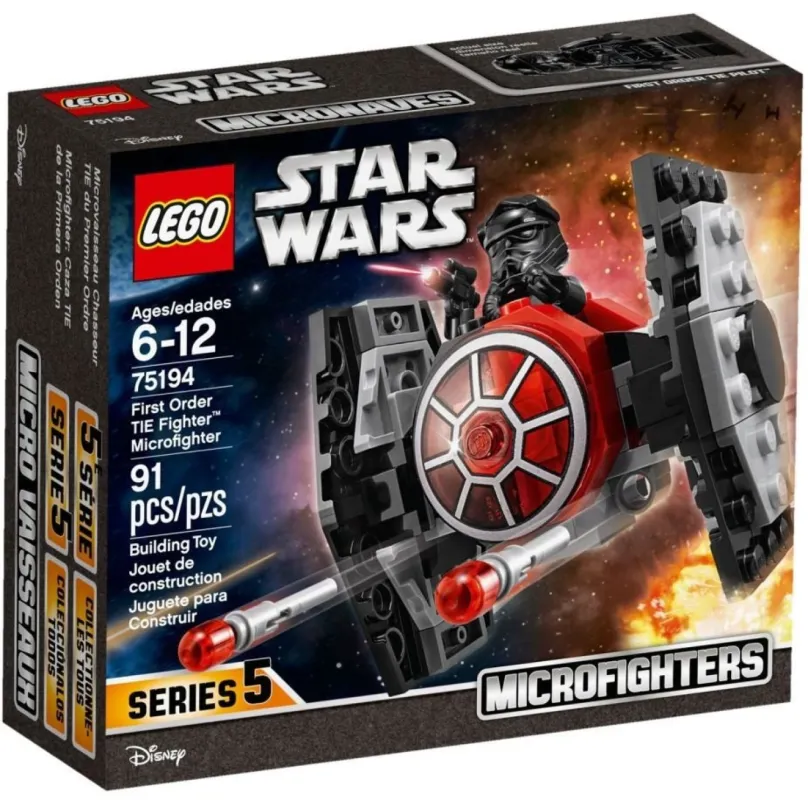 Stavebnice LEGO Star Wars 75194 Mikrostíhačka Prvého poriadku TIE Fighter