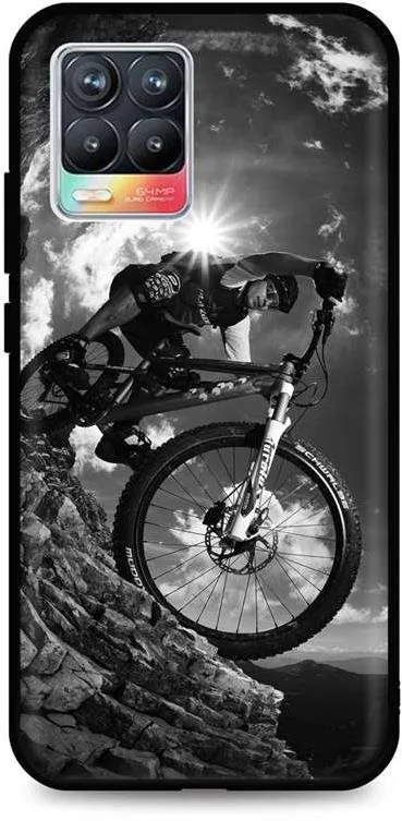 Kryt na mobil TopQ Realme 8 silikón Mountain Rider 61394