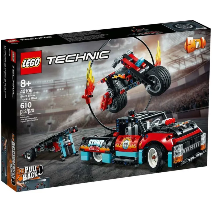 LEGO stavebnice LEGO Technic 42106 kaskadérske vozidlá