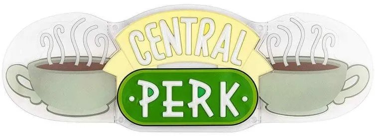 Dekoratívne osvetlenie Priatelia - Central Perk - Neon Logo na stenu