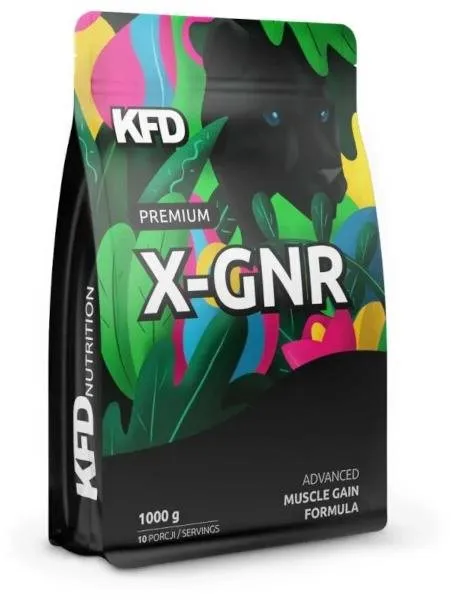 Gainer X-gainer 1000 g Banán jahoda Premium KFD