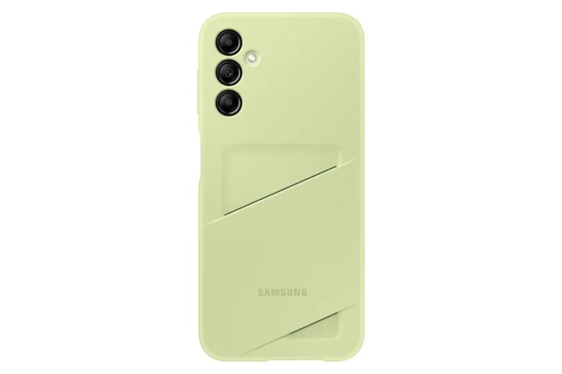 Kryt na mobil Samsung Zadný kryt s vreckom na kartu Galaxy A14 Lime