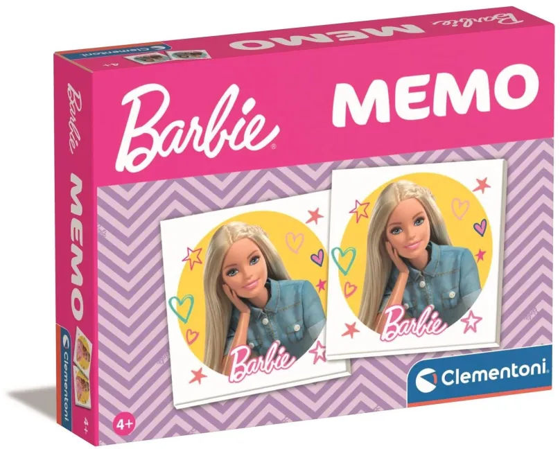Pexeso Memo Pexeso Barbie, vhodné pre deti od 4 rokov, hra na 30 min, ľahká obtiažnosť, ma