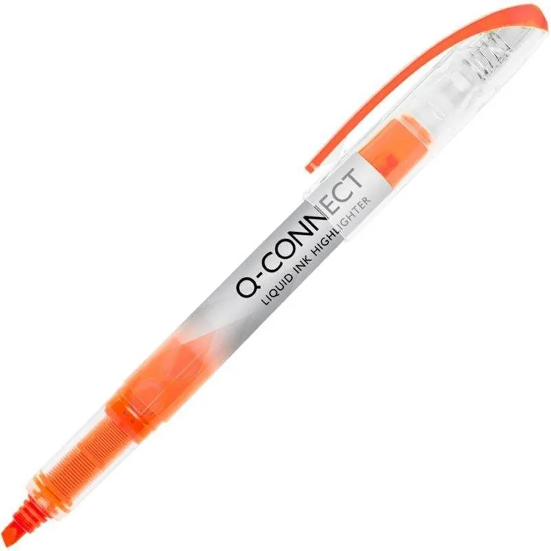 Zvýrazňovač Q-CONNECT 1-4mm, oranžový