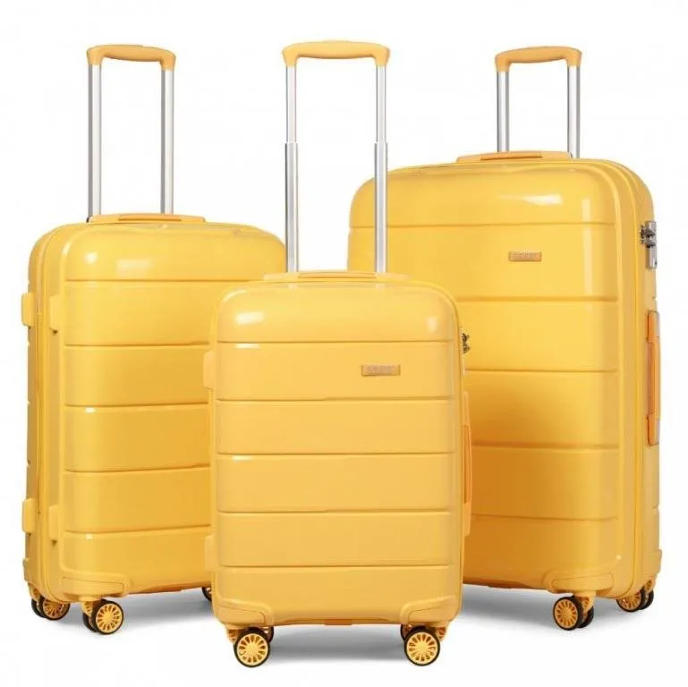 Sada kufrov Kono Sada 3 cestovných kufrov 1997 Žltá SML