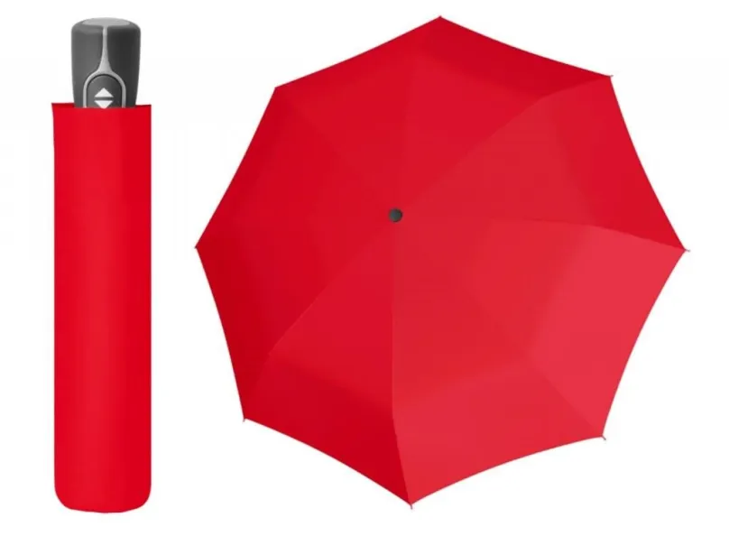 Dáždnik DOPPLER Magic Fiber červený plne automatický