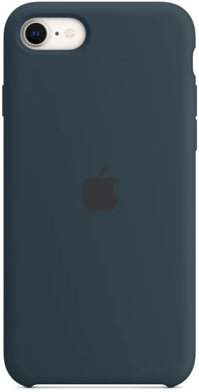 Kryt na mobil Apple iPhone SE Silikónový kryt hlbokomorsky modrý
