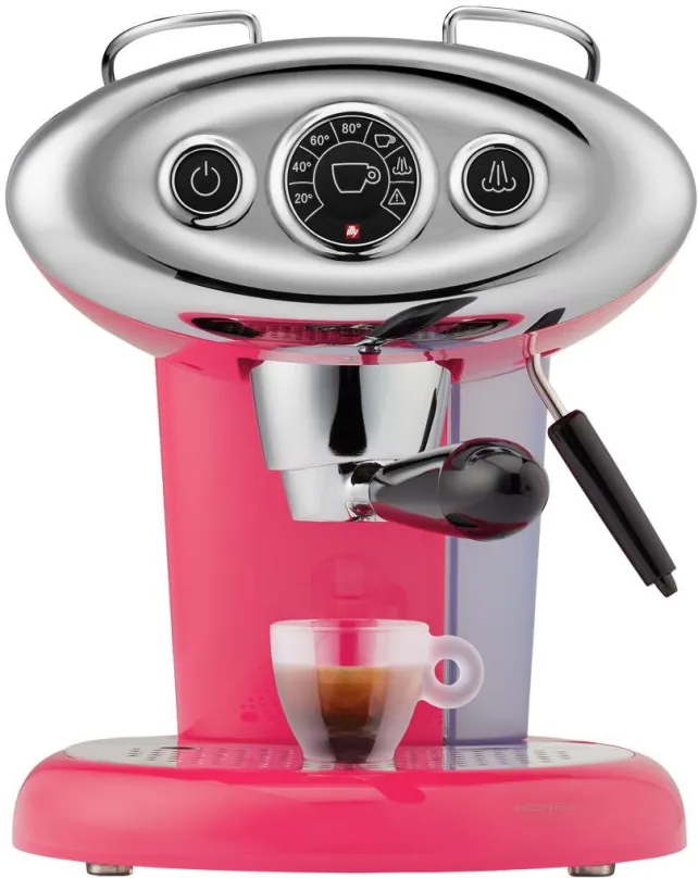 Kávovar na kapsule illycaffe´s X7.1 ružový