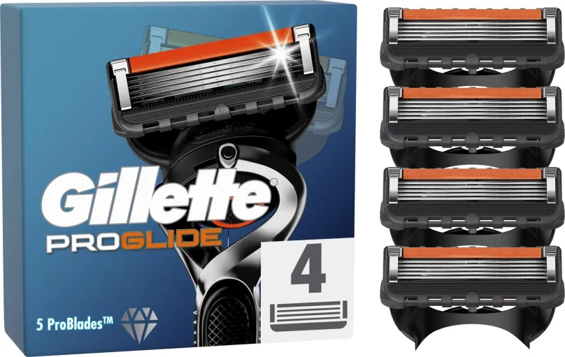 Pánske náhradné hlavice GILLETTE Fusion5 ProGlide 4 ks