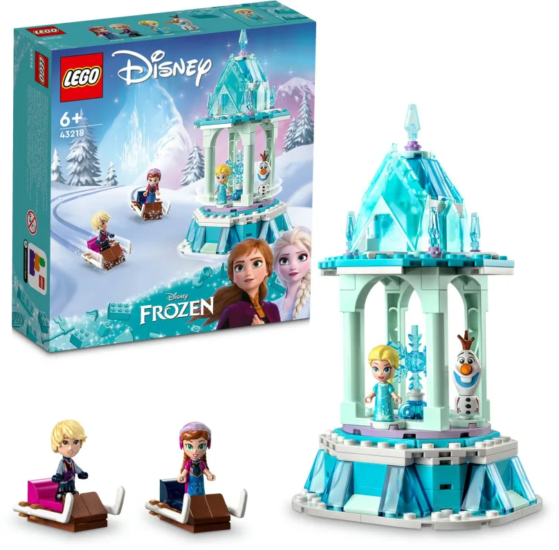 LEGO stavebnica LEGO® Disney 43218 Kúzelný kolotoč Anny a Elsy