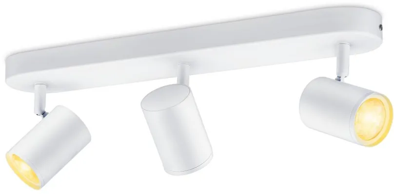 WiZ Tunable White 8719514551794 LED stropné bodové svietidlo Imageo 3x5W | GU10 | 1035lm | 2700-6500K - stmievateľné, biela