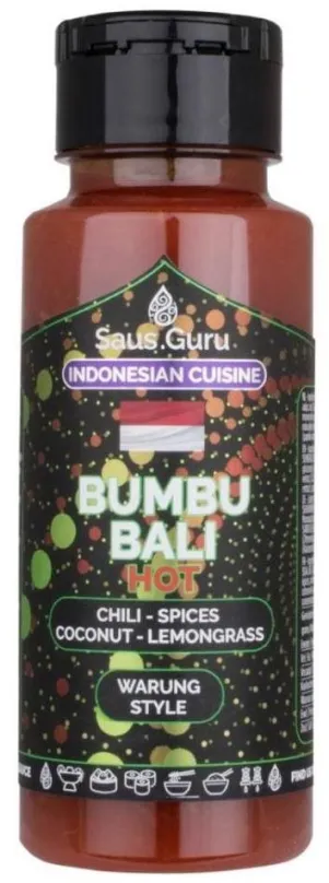 BBQ grilovacia omáčka Bumbu Bali Hot 250ml Saus.Guru