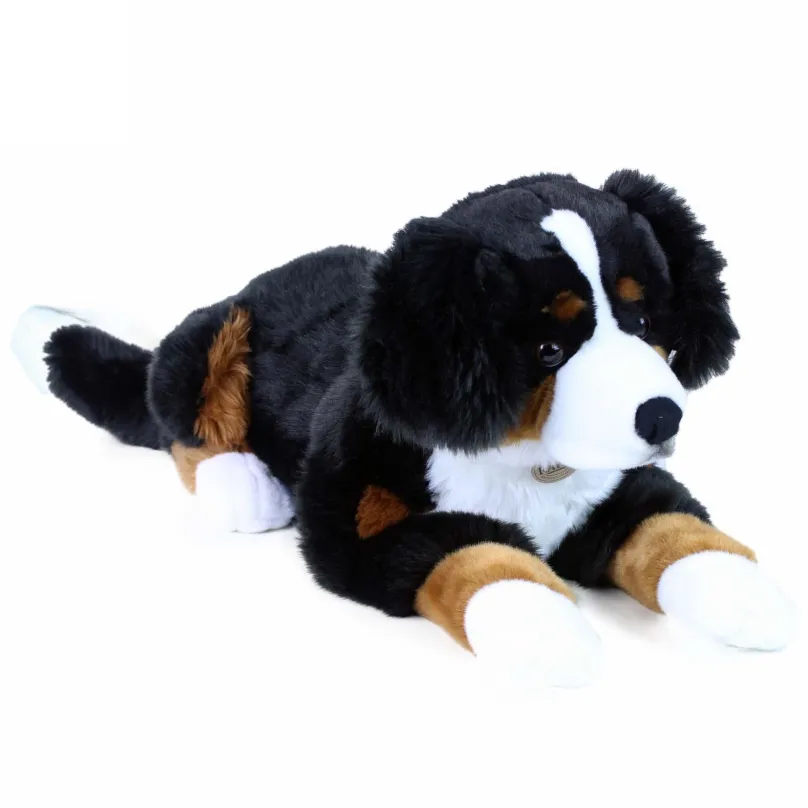 Plyšák RAPPA Plyšový pes bernský salašnícky ležiaci 70 cm, Eco-Friendly